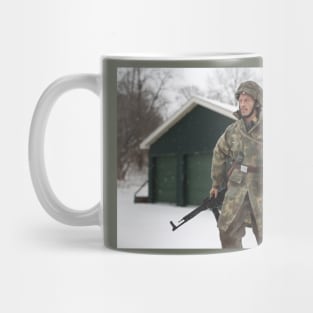 WW2 German Paratrooper with Jerry Can Mug